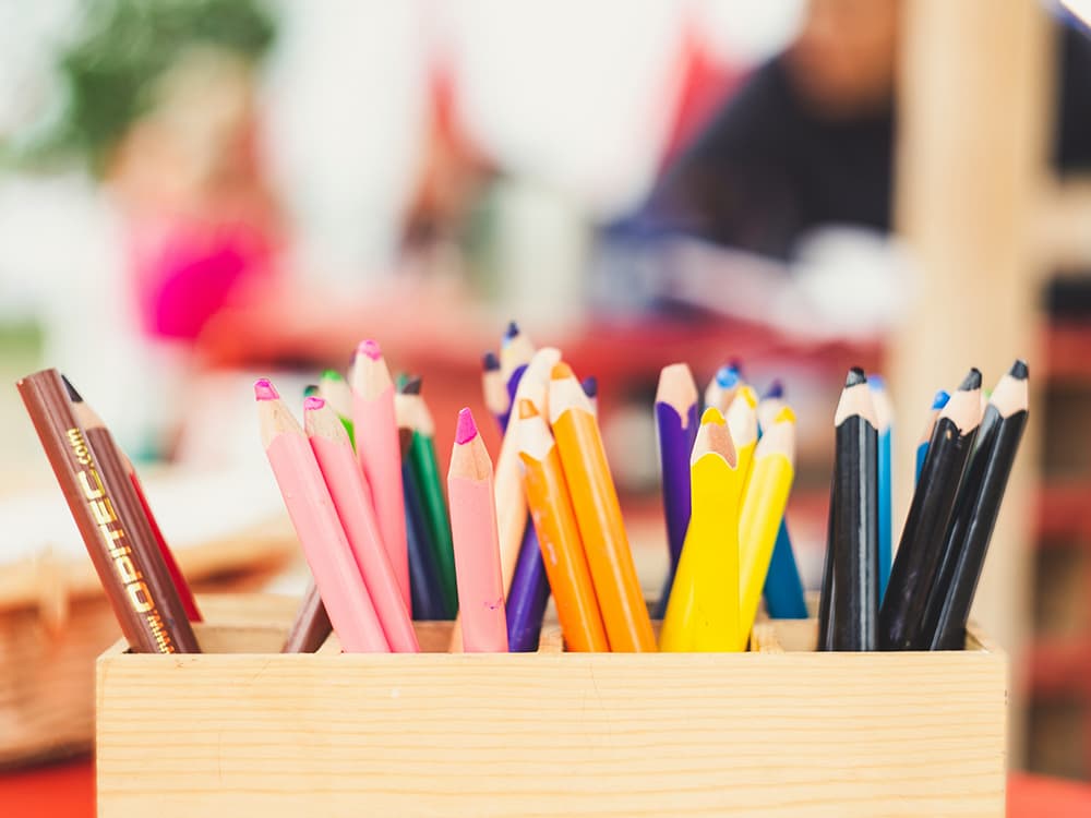 Colored pencils